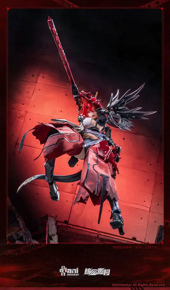 Original Character nahtlose Action-Figur 1/9 Wolf-Mastiff Force Karas Samurai 20 cm Produktfoto