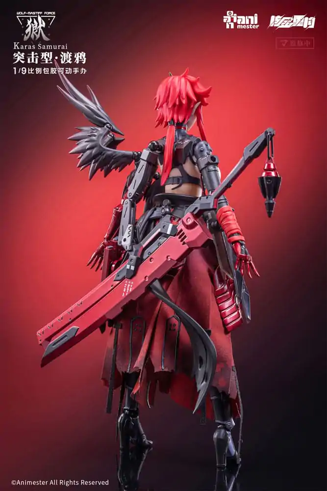 Original Character nahtlose Action-Figur 1/9 Wolf-Mastiff Force Karas Samurai 20 cm Produktfoto