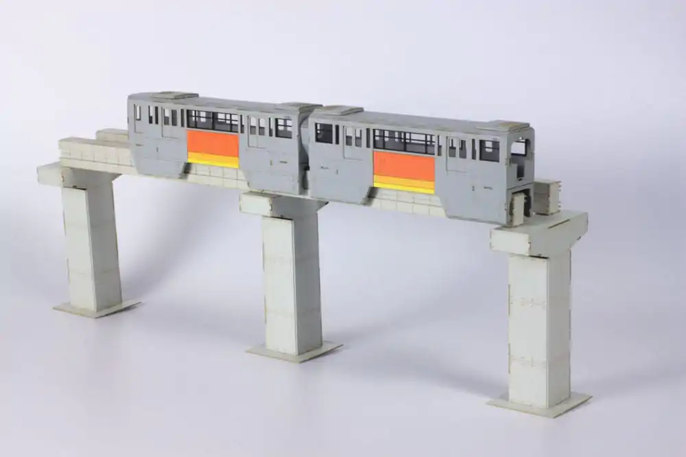 Original Character Series 1000 Paper Model Kit 1/150 Tama Intercity Monorail (2 cars) 24 cm Produktfoto