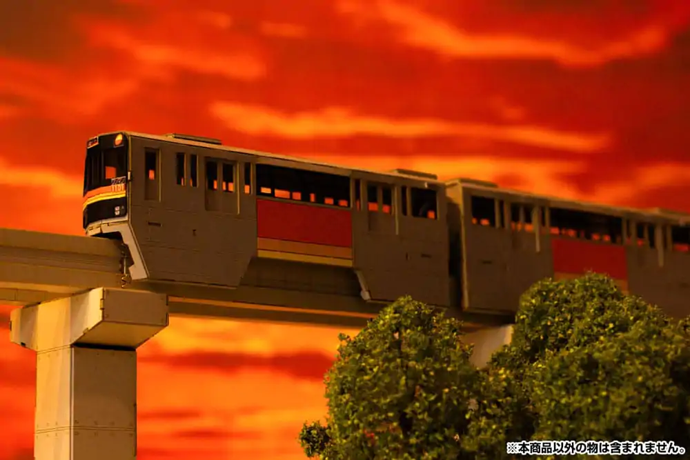 Original Character Series 1000 Paper Model Kit 1/150 Tama Intercity Monorail (2 cars) 24 cm Produktfoto