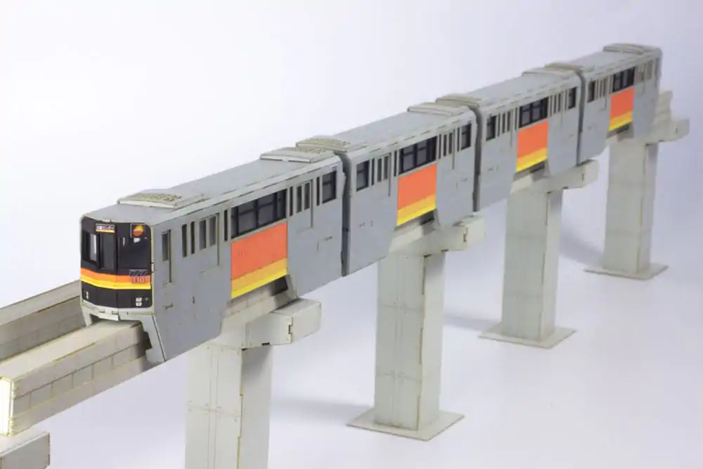 Original Character Series 1000 Paper Model Kit 1/150 Tama Intercity Monorail (4 cars) 48 cm Produktfoto