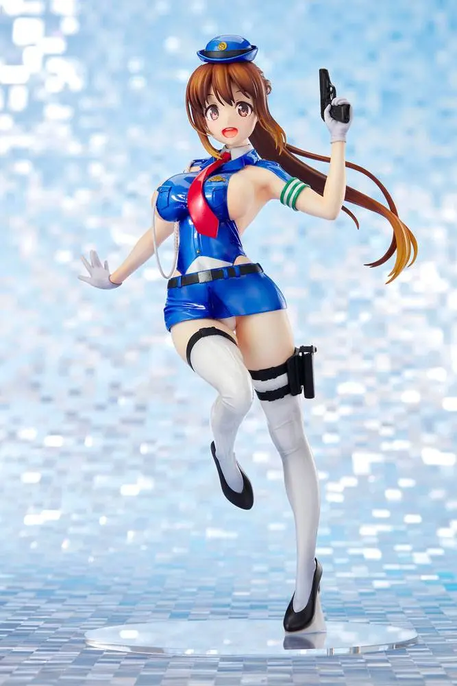 Original Character Thigt Works Series PVC Statue Job1: Cop Asahi Sakurada Antenna Shop LTD 25 cm Produktfoto
