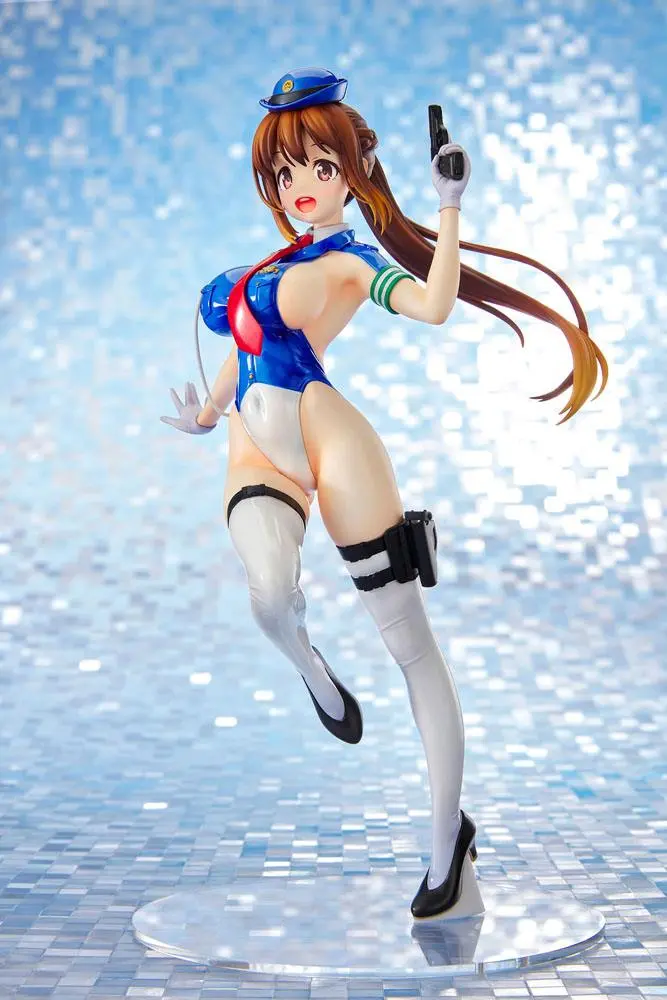 Original Character Thigt Works Series PVC Statue Job1: Cop Asahi Sakurada Antenna Shop LTD 25 cm Produktfoto
