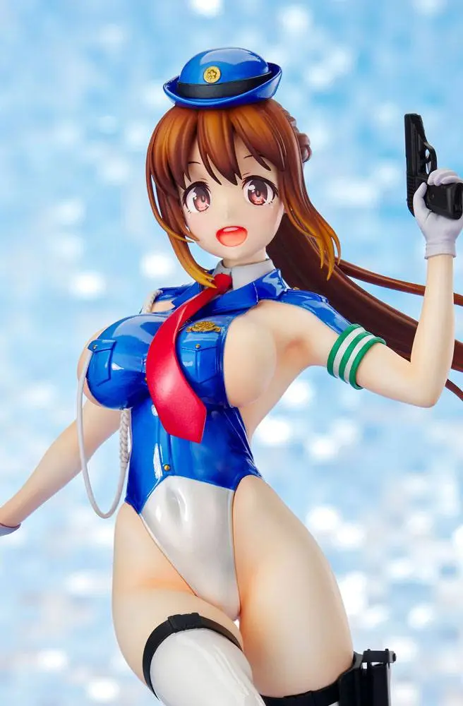 Original Character Thigt Works Series PVC Statue Job1: Cop Asahi Sakurada Antenna Shop LTD 25 cm Produktfoto