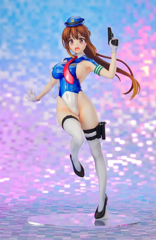 Original Character Thigt Works Series PVC Statue Job1: Cop Asahi Sakurada Antenna Shop LTD 25 cm Produktfoto