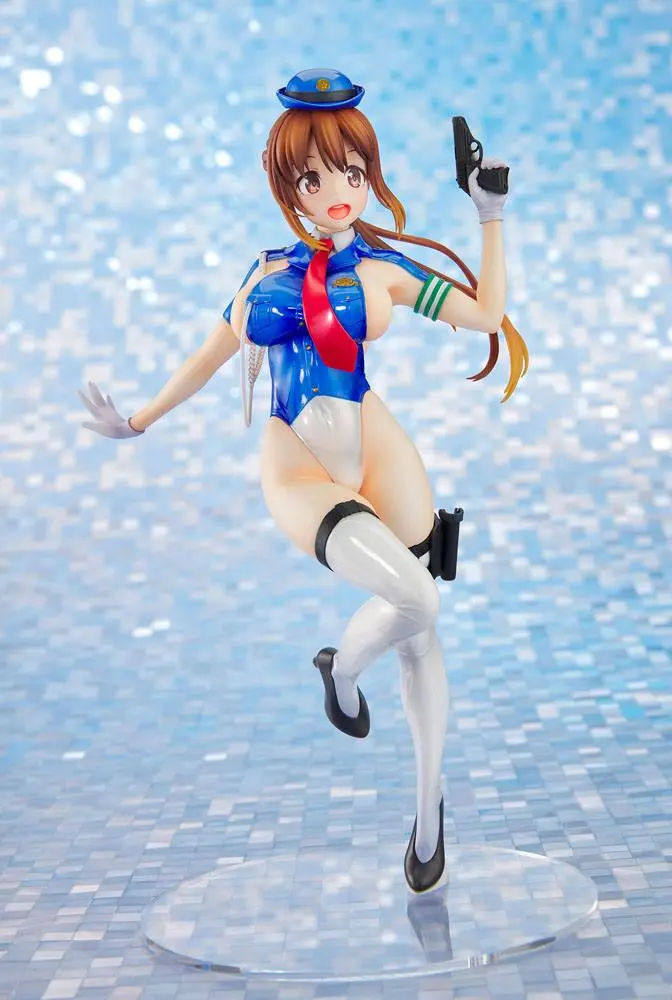 Original Character Thigt Works Series PVC Statue Job1: Cop Asahi Sakurada Antenna Shop LTD 25 cm Produktfoto