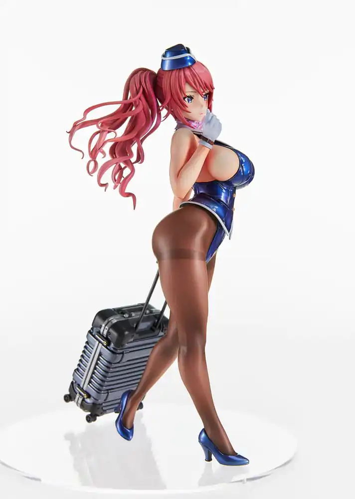 Original Character PVC Statue Tight na Oshigoto Work 3: Cabin Attendant Aya Saionji 25 cm Produktfoto