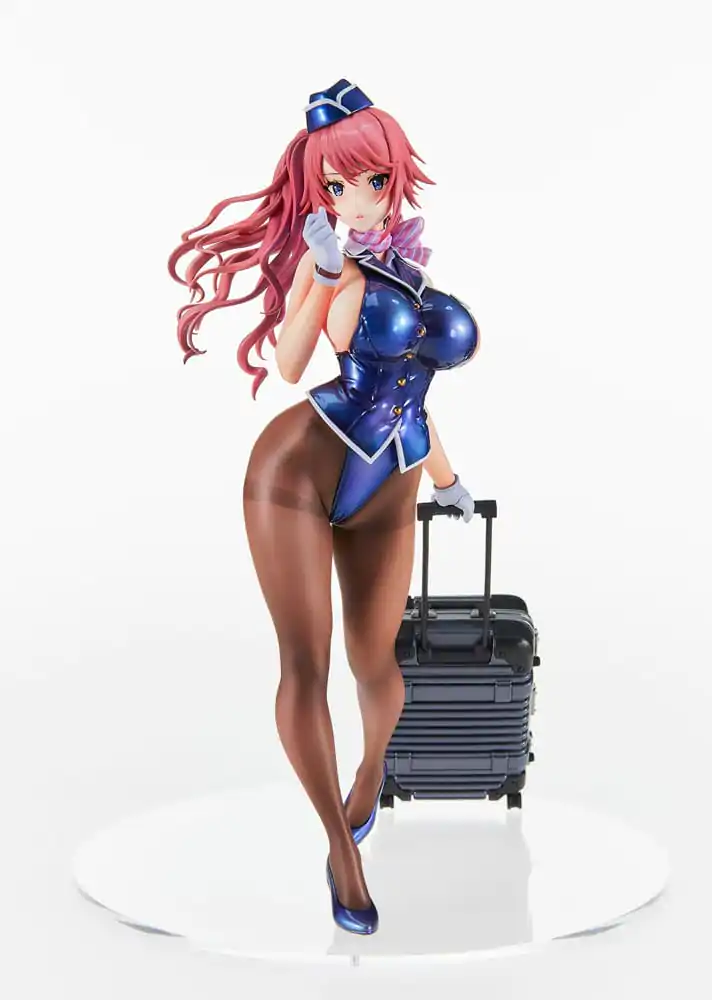 Original Character PVC Statue Tight na Oshigoto Work 3: Cabin Attendant Aya Saionji 25 cm Produktfoto