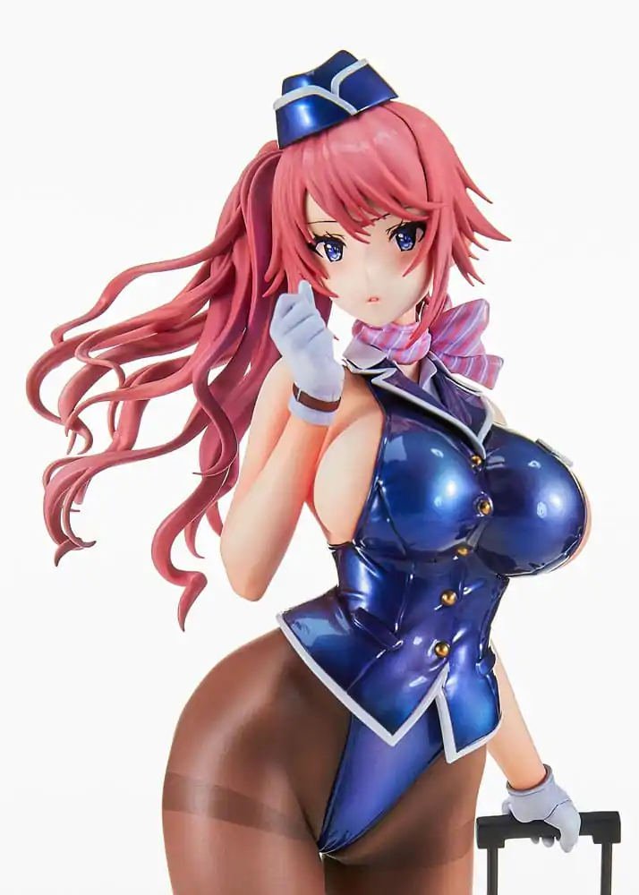 Original Character PVC Statue Tight na Oshigoto Work 3: Cabin Attendant Aya Saionji 25 cm Produktfoto