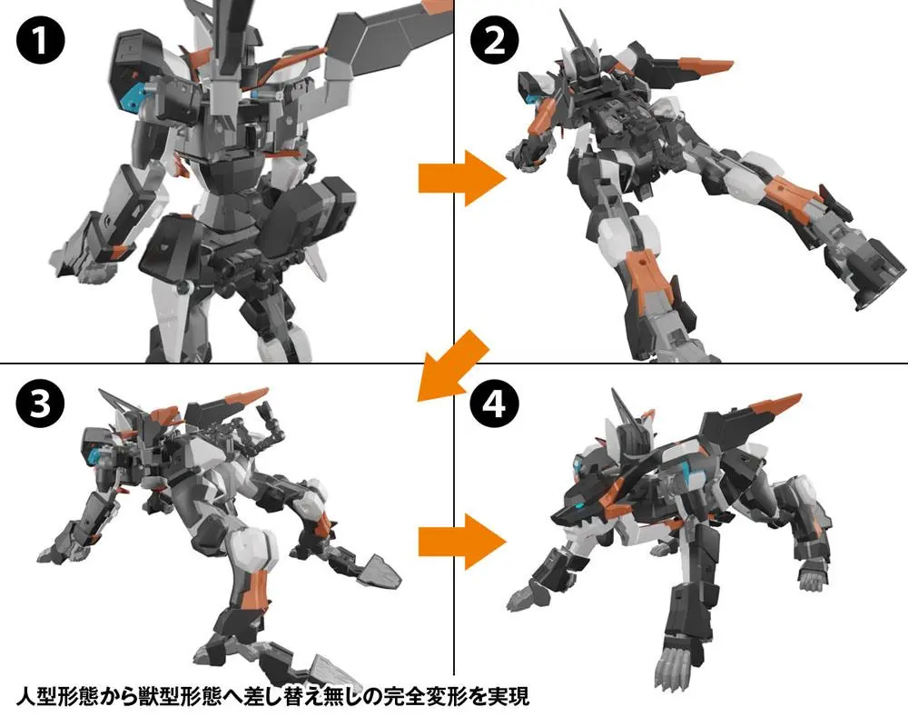 Original Character Yuumo Code Beast Plastic Model Kit 1/100 Hundred Age KM-081 22 cm Produktfoto