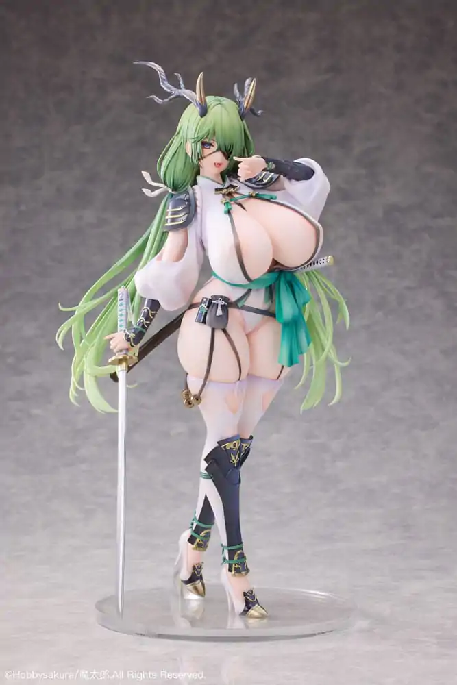 Original Character PVC Statue 1/6 Dokuganryu-chan Illustrated by Mataro Deluxe Edition 30 cm Produktfoto