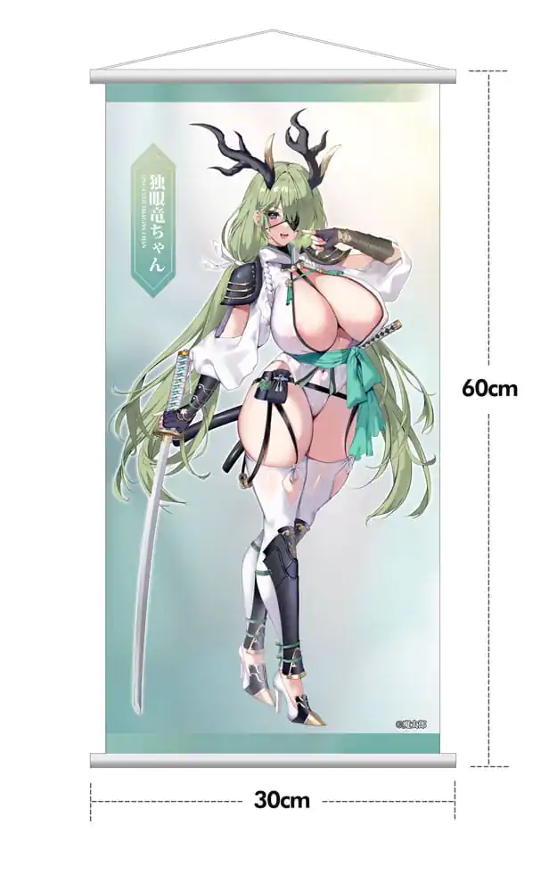 Original Character PVC Statue 1/6 Dokuganryu-chan Illustrated by Mataro Deluxe Edition 30 cm Produktfoto