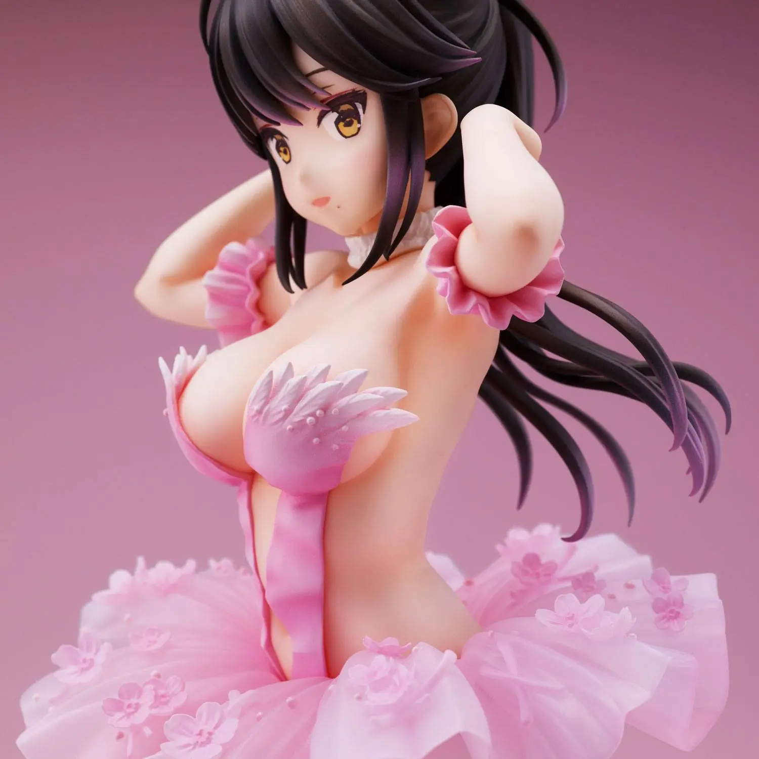 Original Character PVC Statue Anmi Illustration Flamingo Ballet Ponytail Girl 24 cm termékfotó