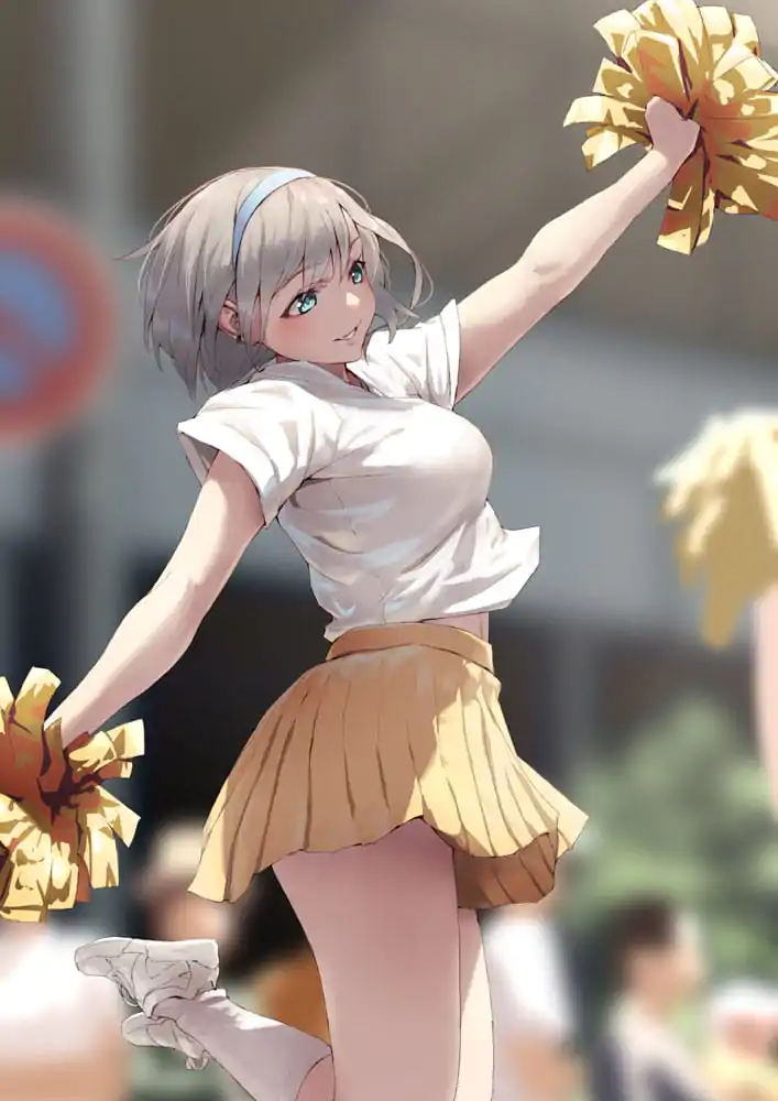 Original Illustration PVC Statue 1/6 Cheerleader Riku illustration by Jonsun Limited Edition 29 cm Produktfoto