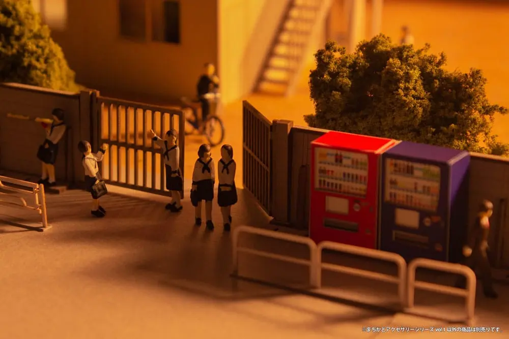 Original Illustration 1/80 Paper Modellbausatz Town Corner Accessory Series Vol.1 26 cm Produktfoto