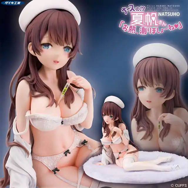 Original Illustration Statue 1/6 Nurse no!? Natsuho-san Onetsu Hakarimashoone 14 cm termékfotó