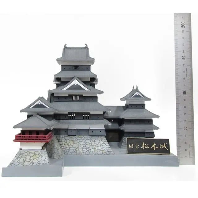 Original Illustration Plastic Kit National treasure Matsumoto Castle (third-run) 18 cm Produktfoto