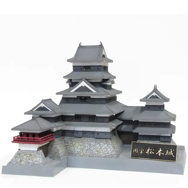 Original Illustration Plastic Kit National treasure Matsumoto Castle (third-run) 18 cm Produktfoto
