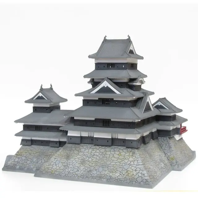 Original Illustration Plastic Kit National treasure Matsumoto Castle (third-run) 18 cm Produktfoto