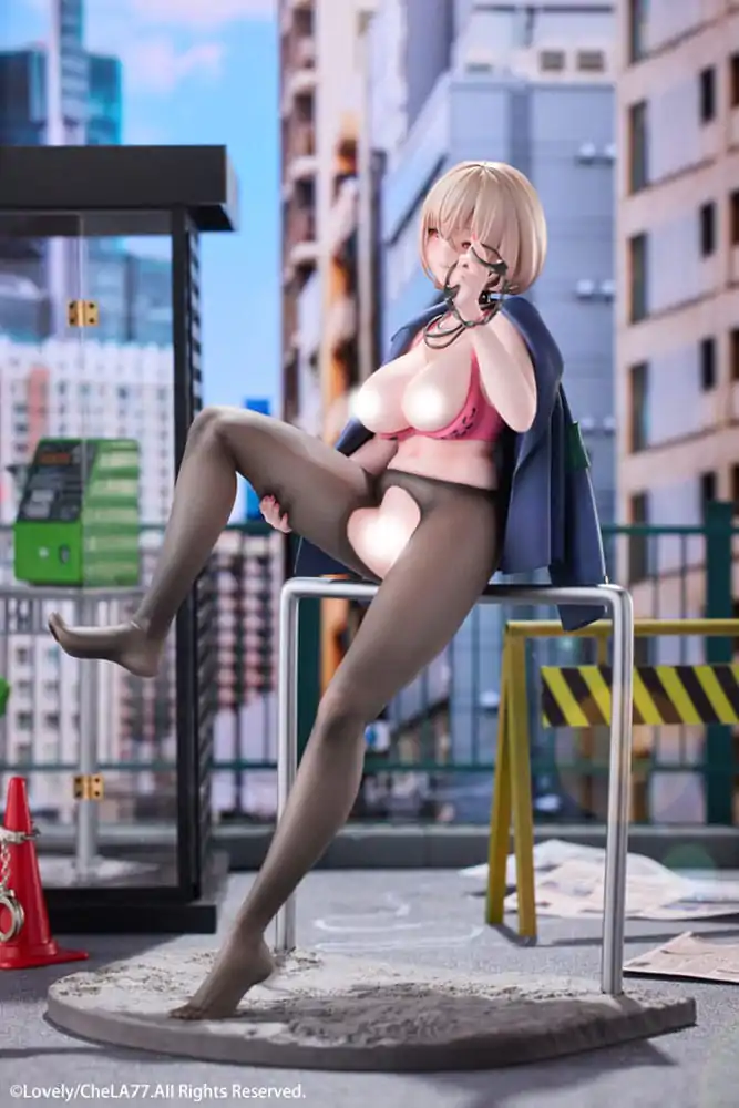 Original Illustration PVC Statue 1/6 Naughty Police Woman Illustration by CheLA77 DX Edition 24 cm Produktfoto