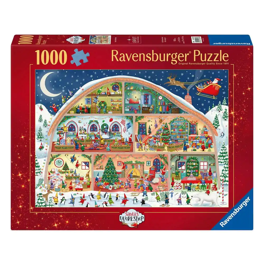 Original Ravensburger Quality Puzzle Santa's Workshop (1000 Teile) termékfotó