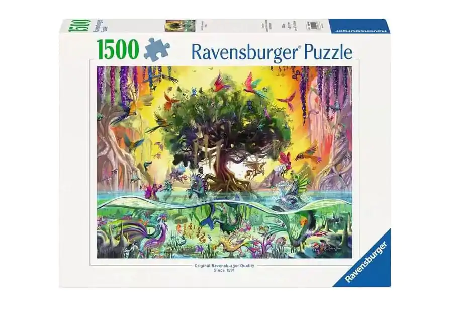 Original Ravensburger Quality Puzzle Das Einhorn aus dem See und seine Freunde (1500 Teile) Produktfoto