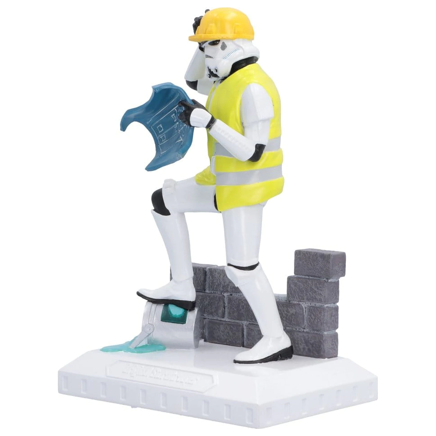 Original Stormtrooper Figur Hit a Brick Wall 18 cm Produktfoto