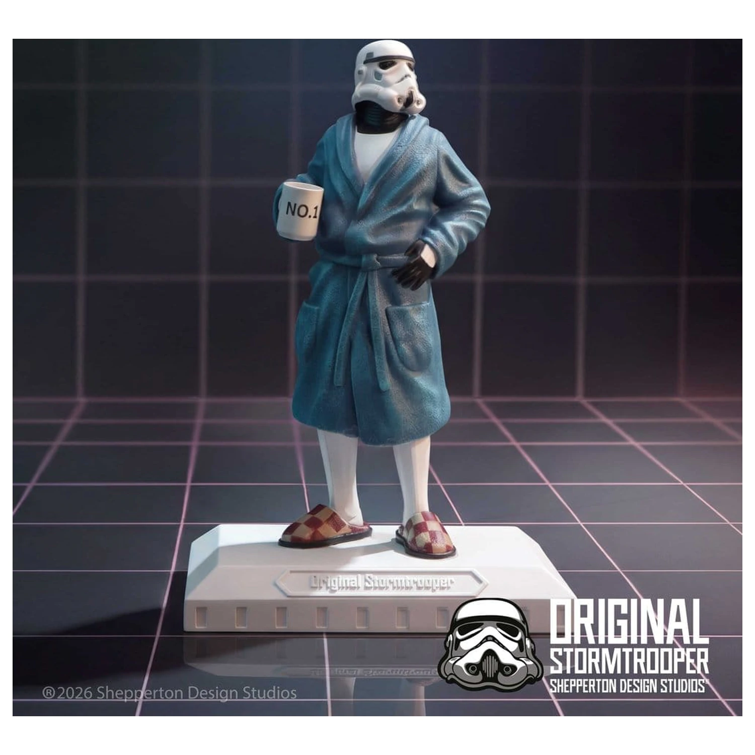 Original Stormtrooper Figur Off Duty 18 cm Produktfoto