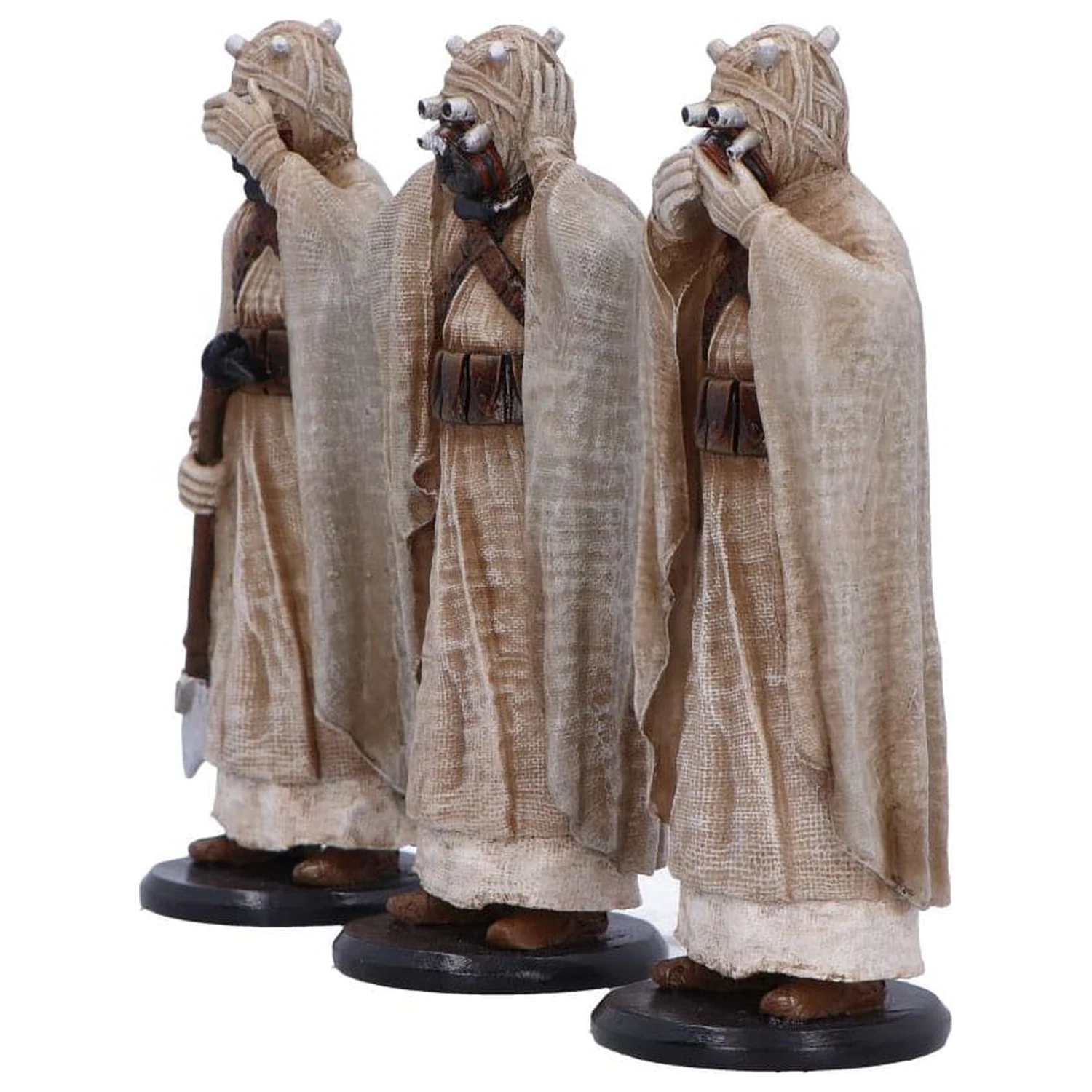 Original Stormtrooper Statue Three Wise Tusken Raiders 14 cm Produktfoto