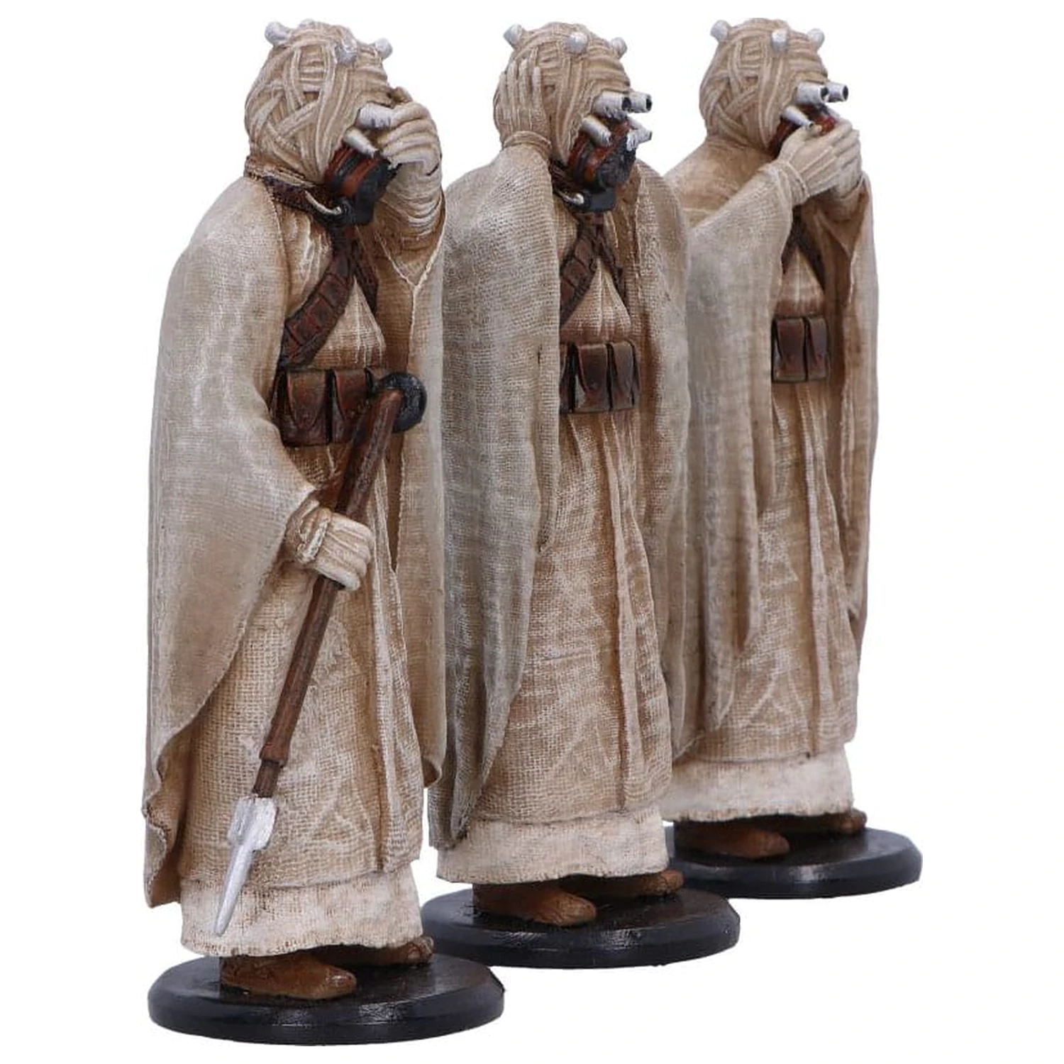 Original Stormtrooper Statue Three Wise Tusken Raiders 14 cm Produktfoto