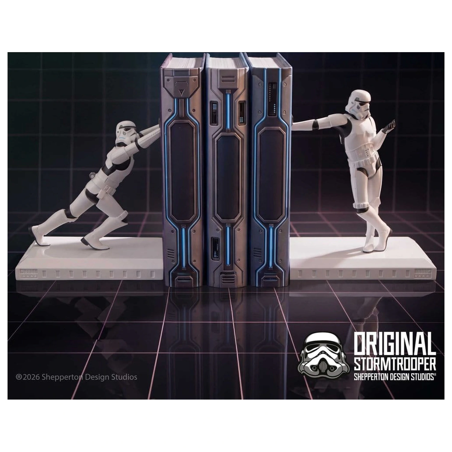 Original Stormtrooper Buchstützen Working Hard Hardly Working 19 cm Produktfoto
