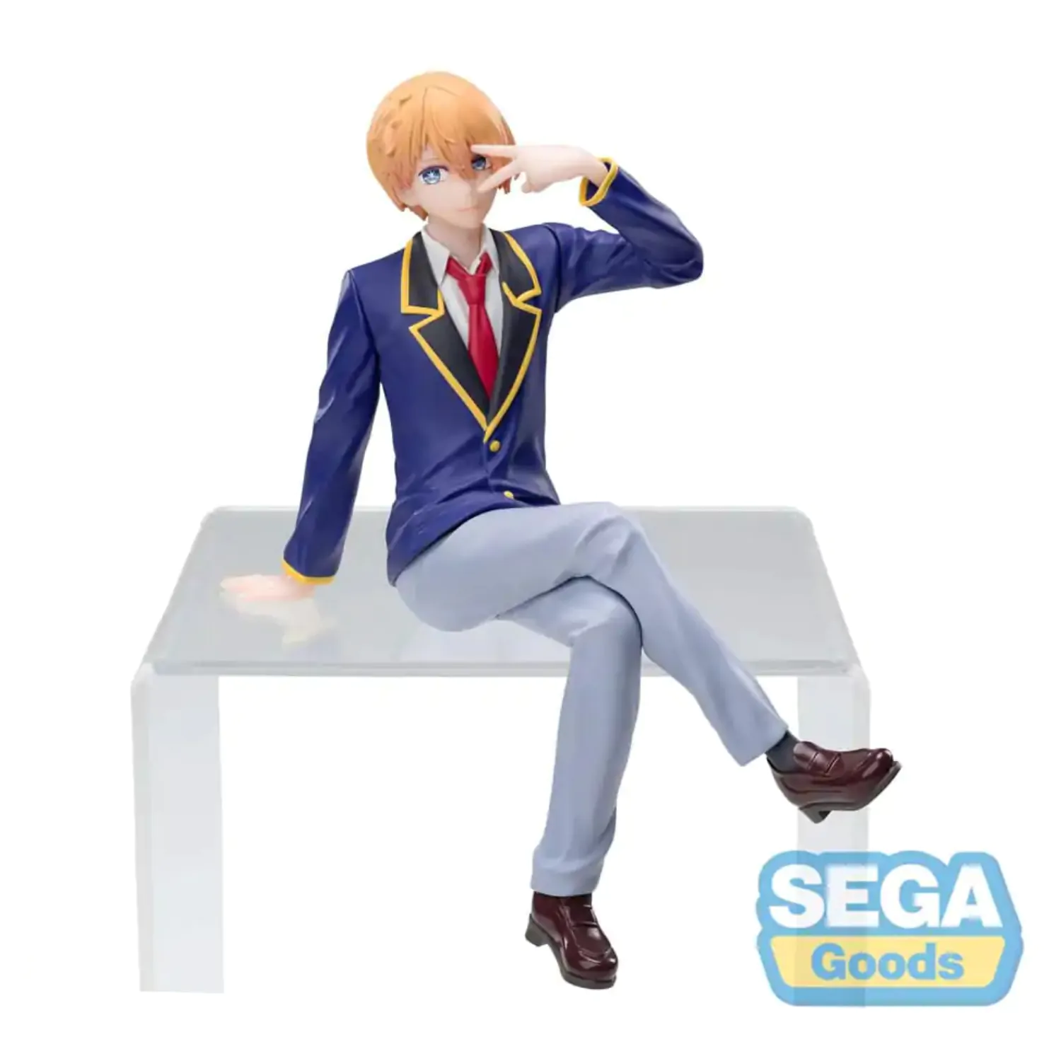 Oshi No Ko PM Perching PVC Statue Aqua Uniform 14 cm Produktfoto