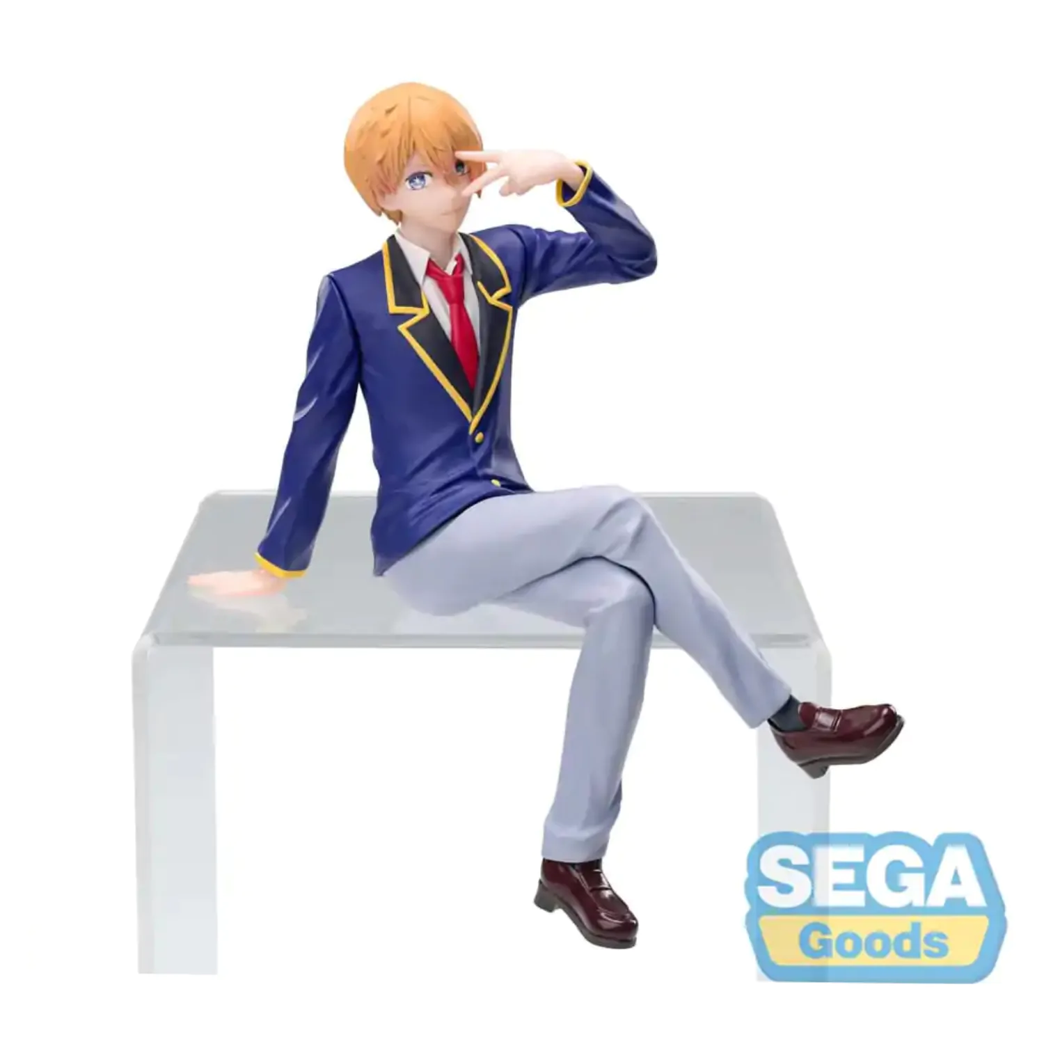 Oshi No Ko PM Perching PVC Statue Aqua Uniform 14 cm Produktfoto