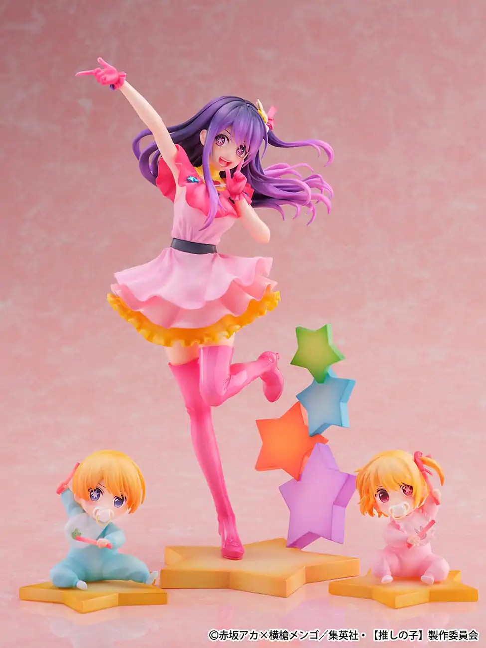 Oshi no Ko SHIBUYA SCRAMBLE FIGURE PVC Statue 1/6 Ai, Aqua, Ruby 25 cm Produktfoto