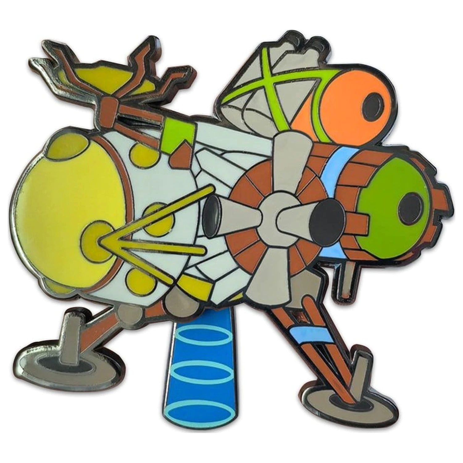 Outer Wilds Anstecknadel Spaceship Wackelkopf 5 cm Produktfoto