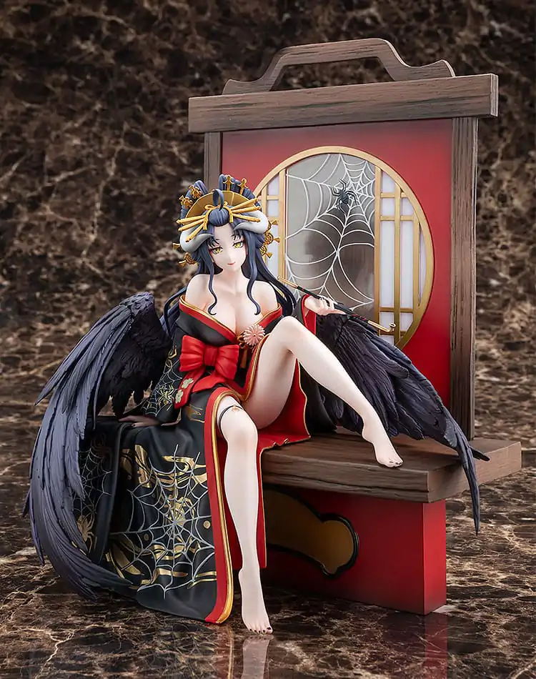 Overlord Statue 1/7 Albedo Splendid Kimono Ver. 27 cm termékfotó