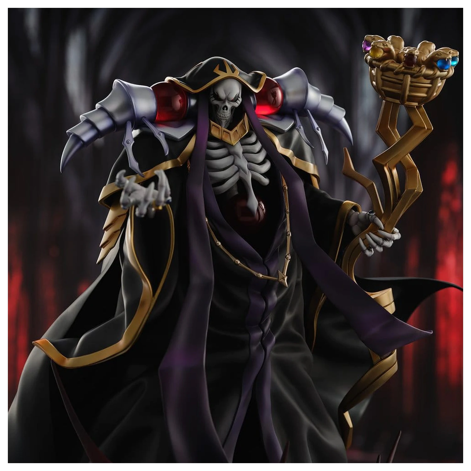 Overlord PVC Figur Ainz Ooal Gown 10th Anniversary so-bin Ver. 34 cm Produktfoto