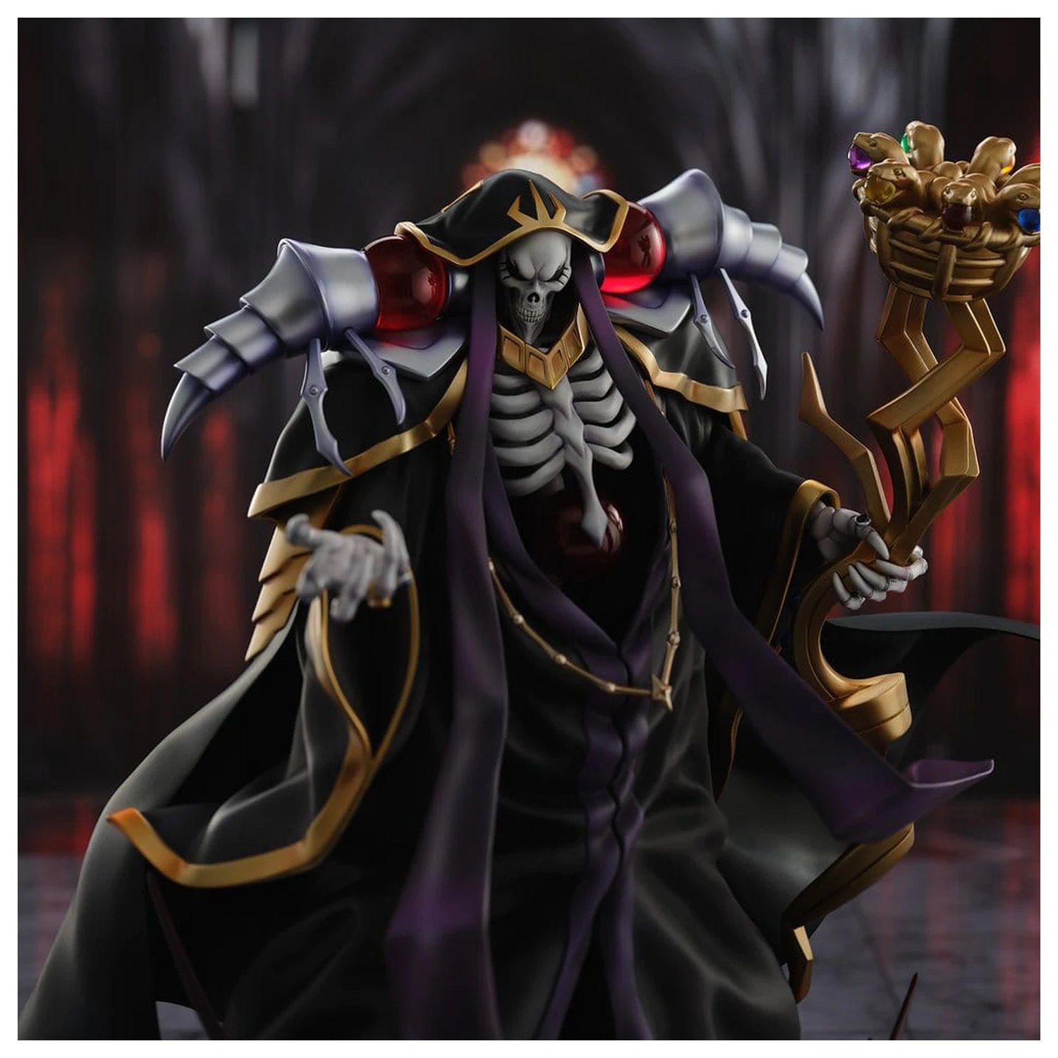 Overlord PVC Figur Ainz Ooal Gown 10th Anniversary so-bin Ver. 34 cm Produktfoto