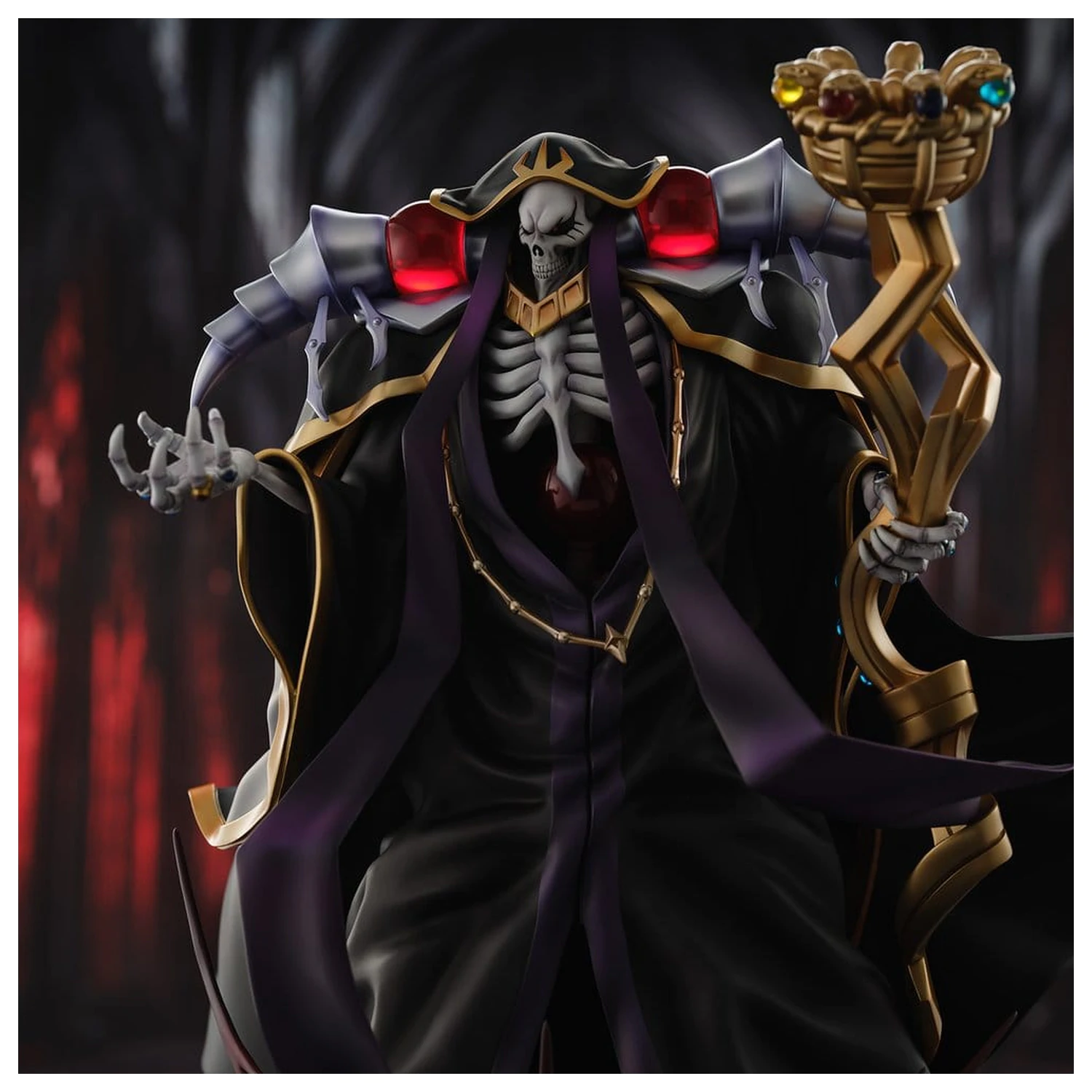 Overlord PVC Figur Ainz Ooal Gown 10th Anniversary so-bin Ver. 34 cm Produktfoto