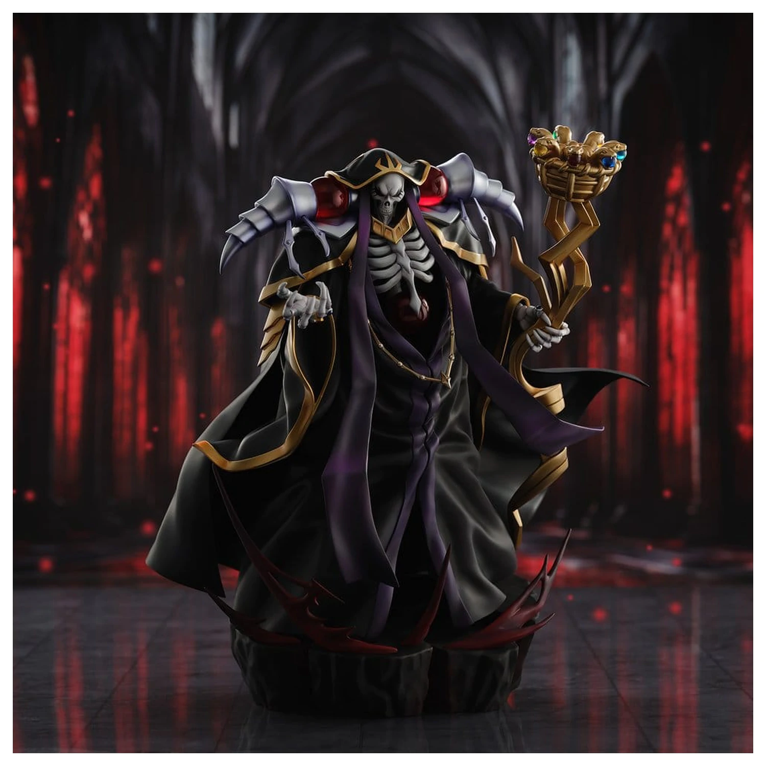 Overlord PVC Figur Ainz Ooal Gown 10th Anniversary so-bin Ver. 34 cm Produktfoto