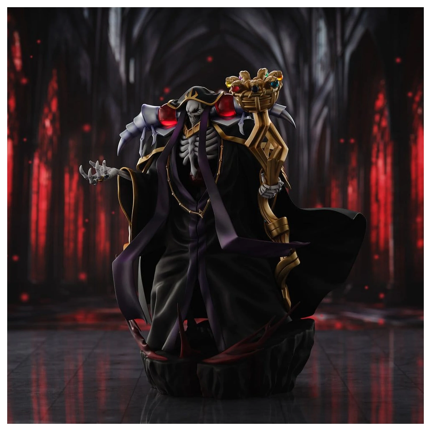 Overlord PVC Figur Ainz Ooal Gown 10th Anniversary so-bin Ver. 34 cm Produktfoto