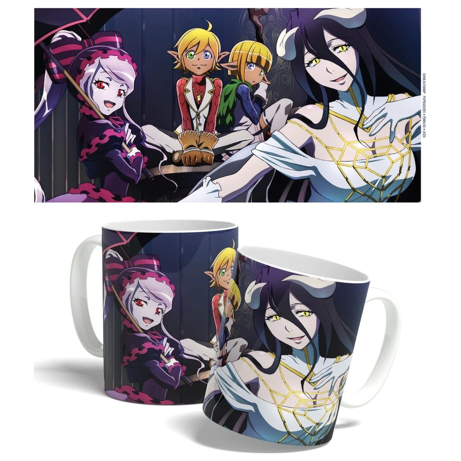 Overlord Tasse Albedo, Aura, Mare & Shalltear 325 ml Produktfoto