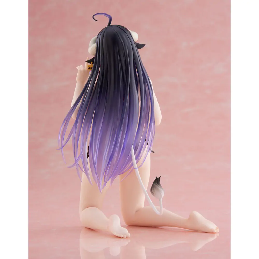 Overlord Albedo Cow-Print Swimsuit Desktop Cute Figur 13cm termékfotó