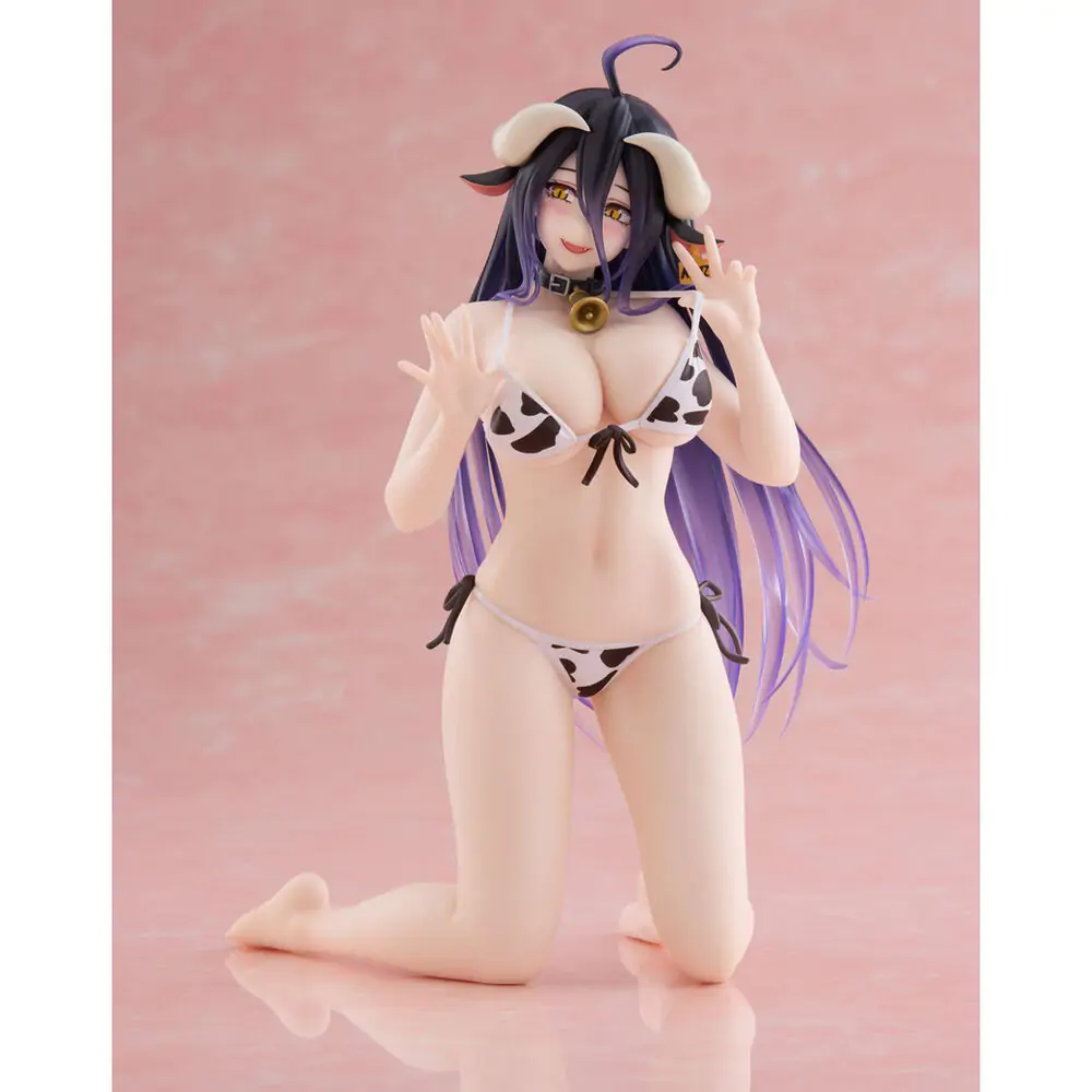 Overlord Albedo Cow-Print Swimsuit Desktop Cute Figur 13cm termékfotó