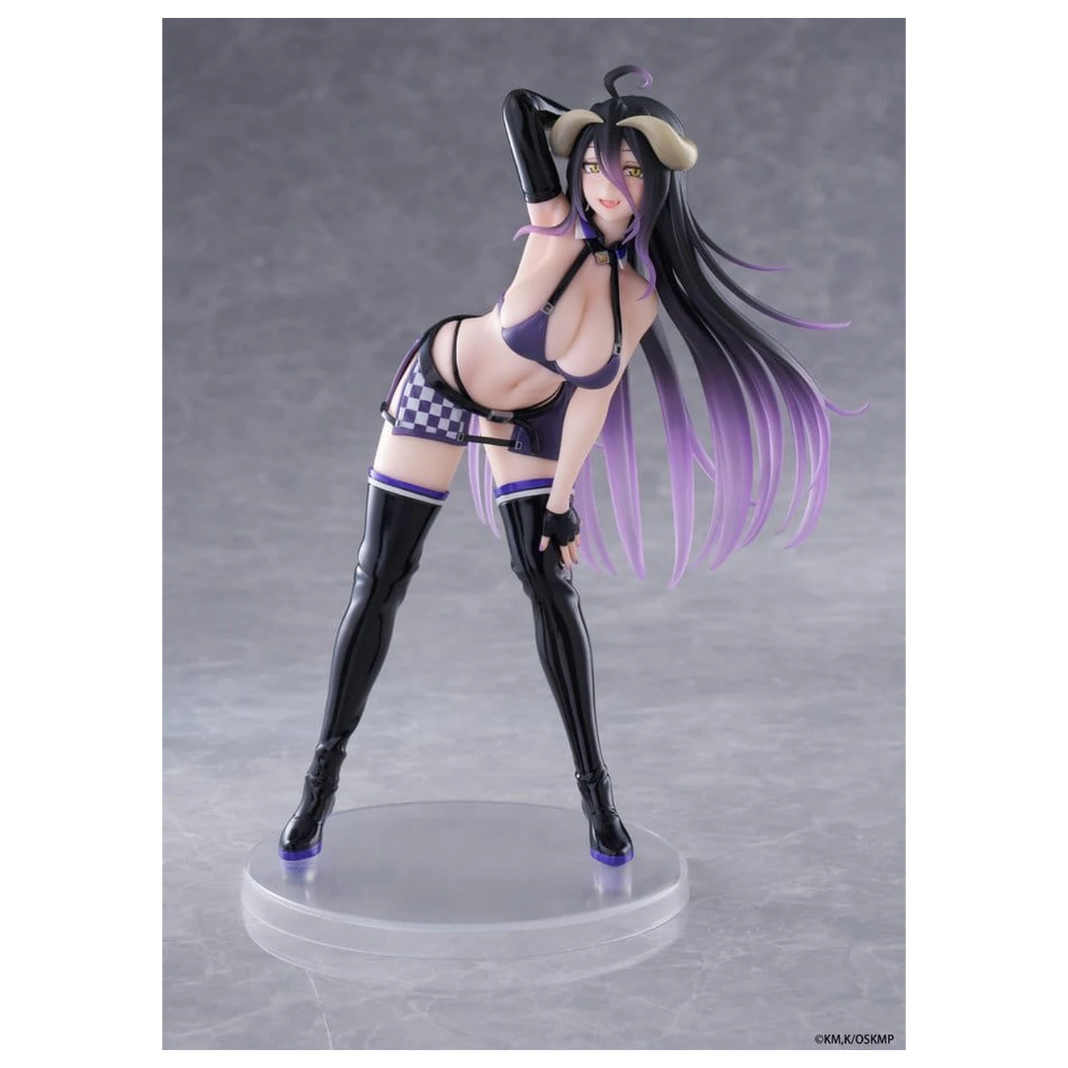 Overlord Coreful PVC Figur Albedo Grid Girl Ver. 18 cm Produktfoto