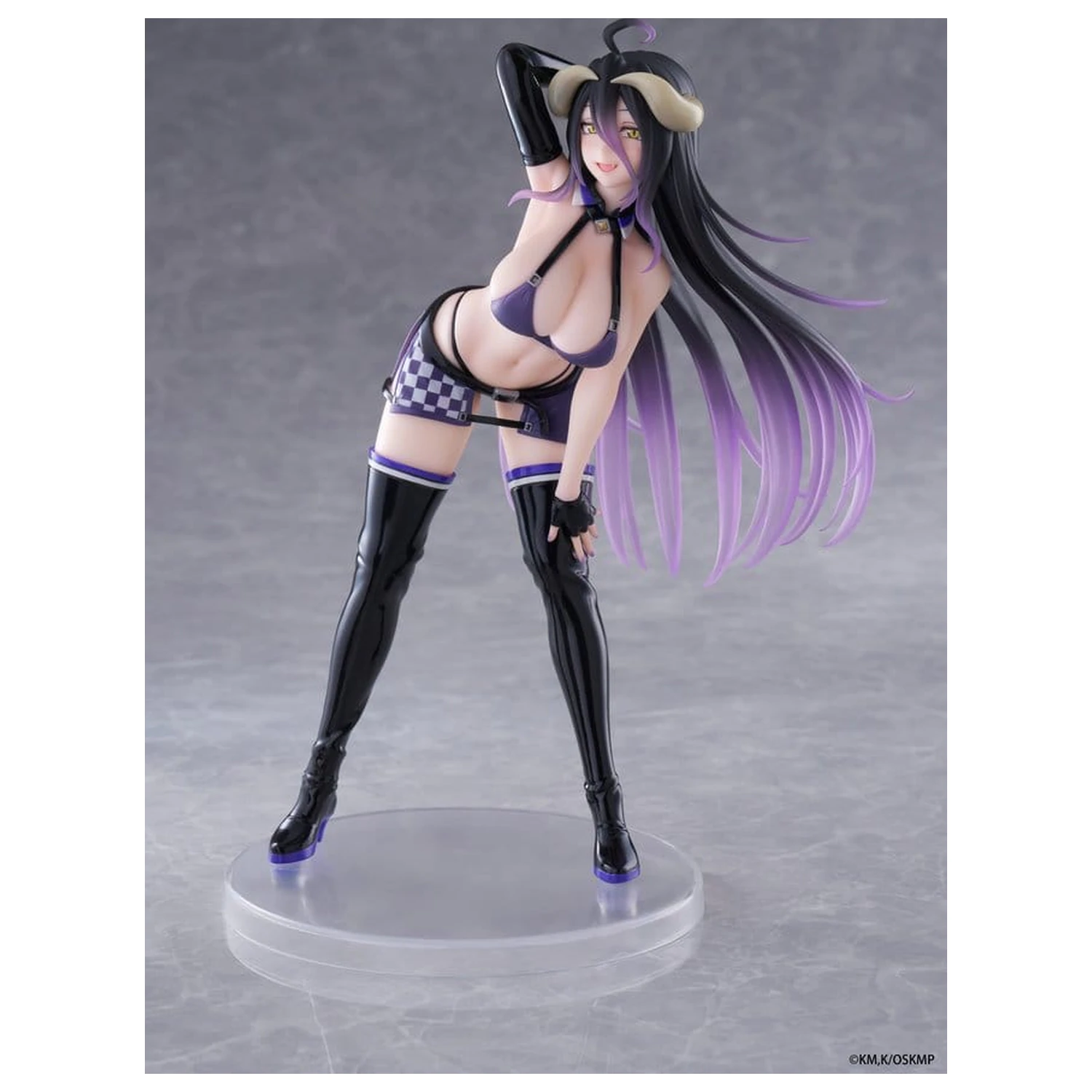 Overlord Coreful PVC Figur Albedo Grid Girl Ver. 18 cm Produktfoto