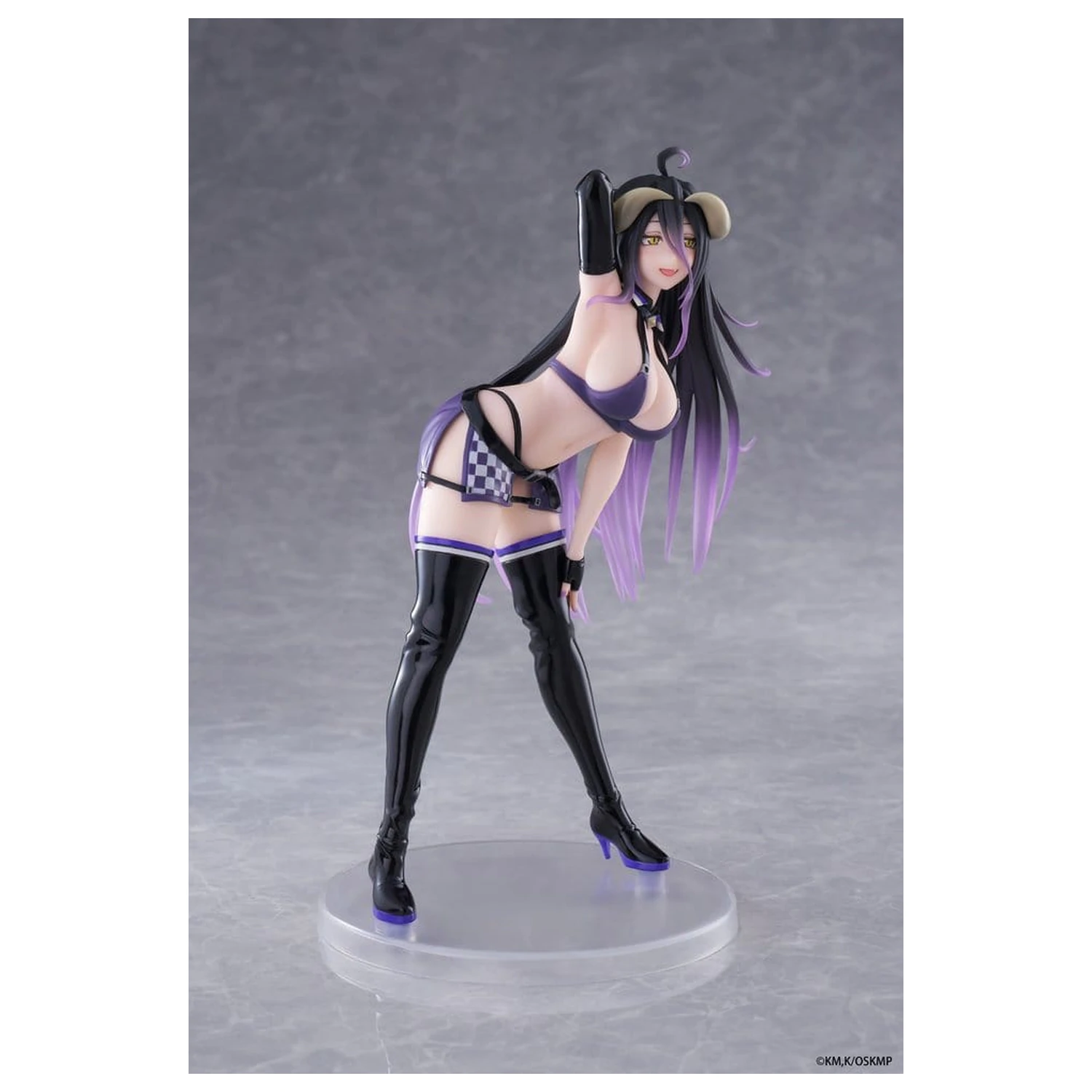 Overlord Coreful PVC Figur Albedo Grid Girl Ver. 18 cm Produktfoto