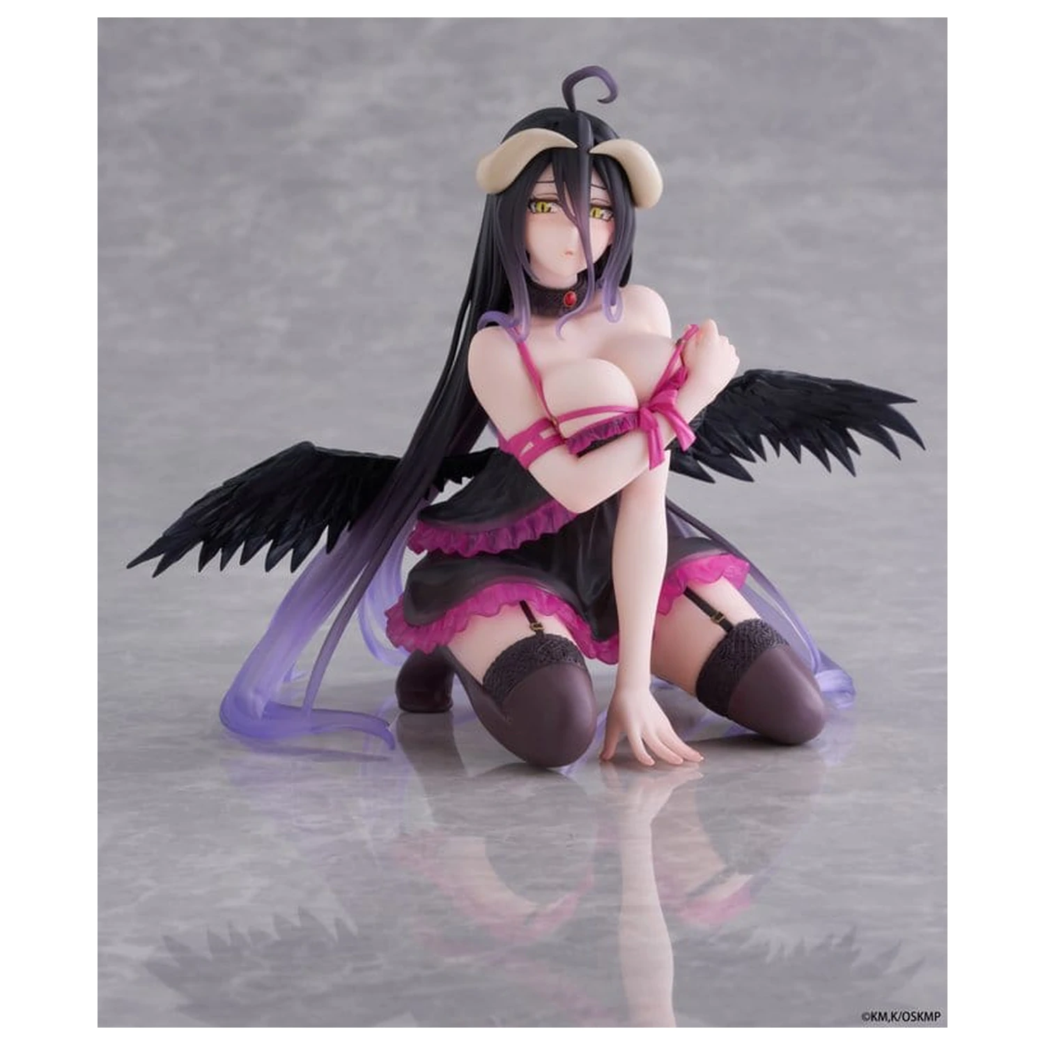 Overlord Desktop Niedliche PVC Figur Albedo (Negligee ver.) 13 cm Produktfoto