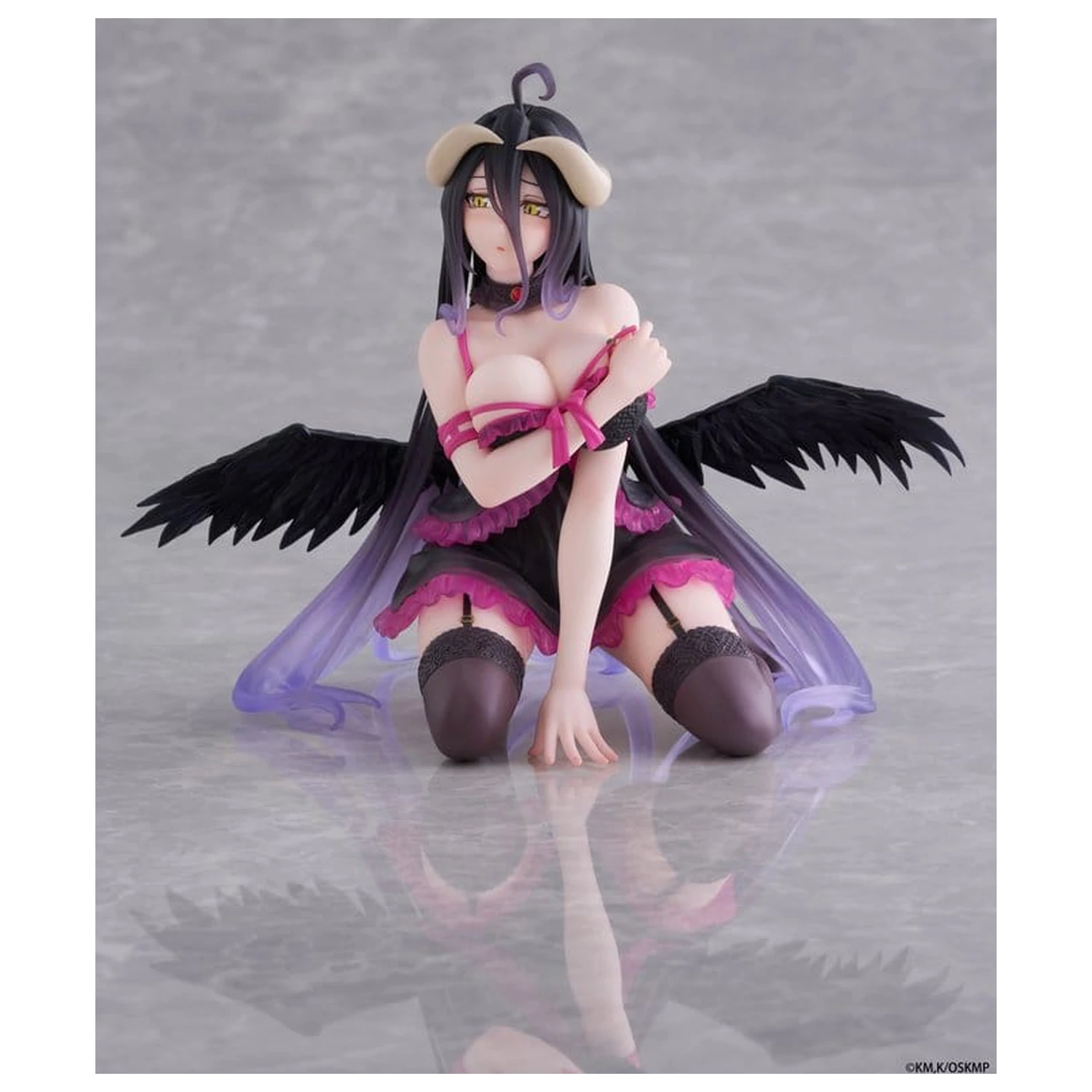 Overlord Desktop Niedliche PVC Figur Albedo (Negligee ver.) 13 cm Produktfoto