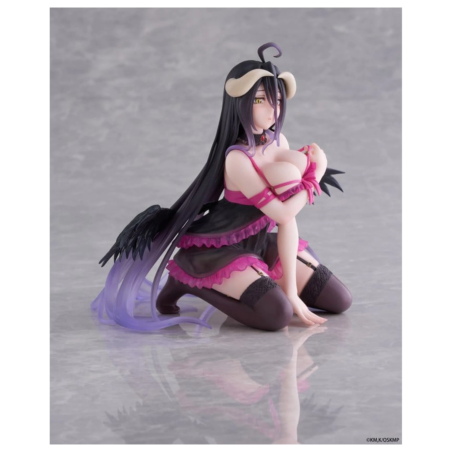 Overlord Desktop Niedliche PVC Figur Albedo (Negligee ver.) 13 cm Produktfoto
